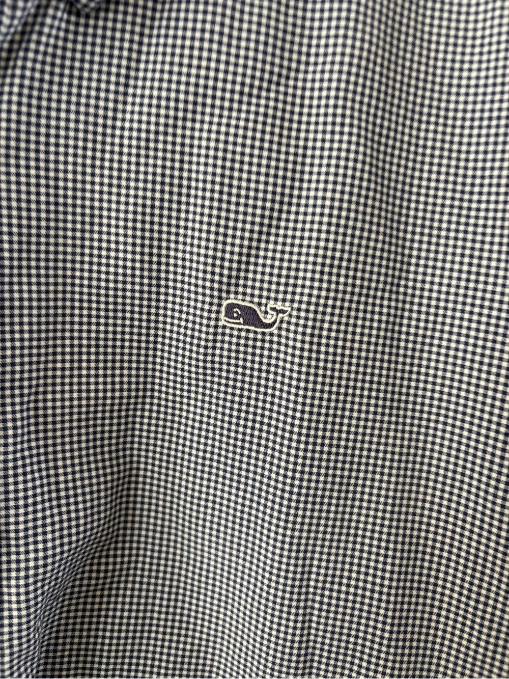 Vineyard Vines Men's Blue Check Button-Down Shirt XXL